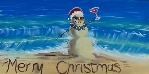 Naples Winter Paint and Sip \u2013 Christmas in the Tropics