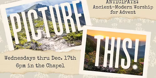 Anticipate: Ancient-Modern Worship for Advent