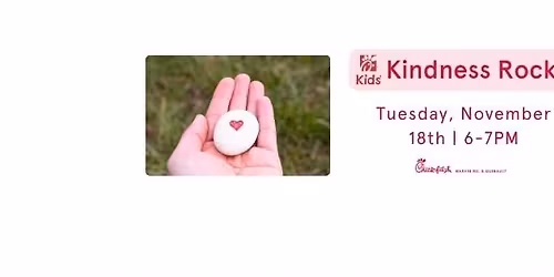 Kids Night Kindness Rock Painting 