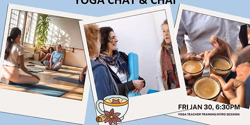 Yoga Chat and Chai Free Introductory Session Gawler