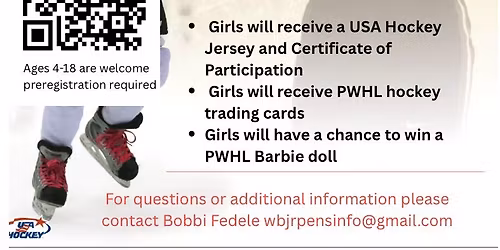 Girls Try Hockey For Free