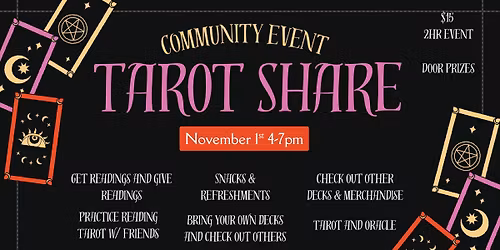 Tarot SHARE: Community Event