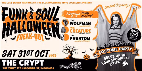 FUNK & SOUL HALLOWEEN @ THE CRYPT