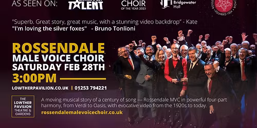 Rossendale Male Voice Choir \u2013 A Century of Song