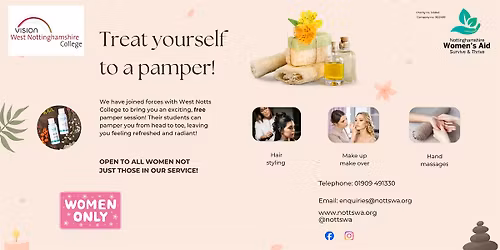 Pamper Yourself - Nottinghamshire Women's Aid