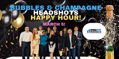 DFW Bubbles & Champagne Headshots Happy Hour!