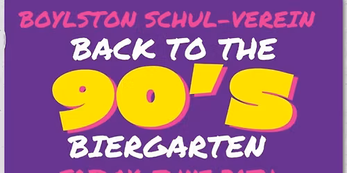 June "Back to the 90\u2019s" Biergarten