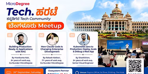 Tech.\u0cb9\u0cb0\u0c9f\u0cc6 Bengaluru | Next-Gen Tech for Kannadigas: RAG, AI, DevOps & Claud