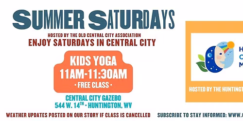 Summer Saturdays - Free Kids Yoga with Huntington Children's Museum