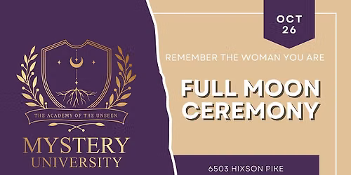 Mystery University: Full Moon in Taurus Ceremony