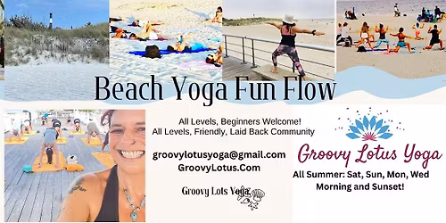 Beach Yoga:Robert Moses F5: Creative Summer Vinyasa: Groovy Lotus Yoga