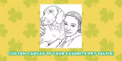 Pups & Brews: Paint Your Pet Selfie