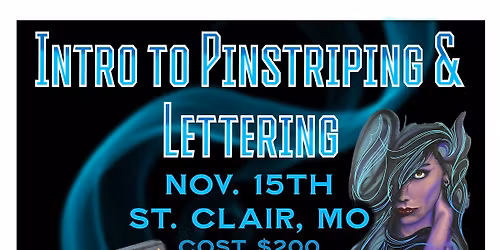 \u201cIntro to pinstriping & lettering\u201d