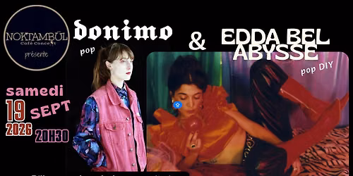 EDDA BEL ABYSSE\u30fbpop DIY \/\/+\/\/ DONIMO\u30fbpop @noktambul_rennes