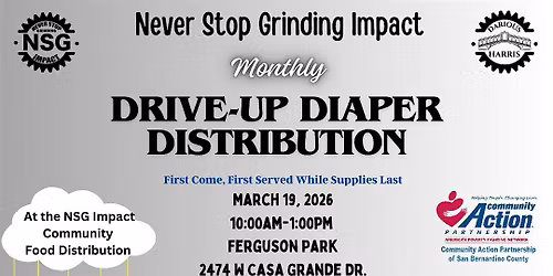Free Drive Up Diaper Distribution-(April)