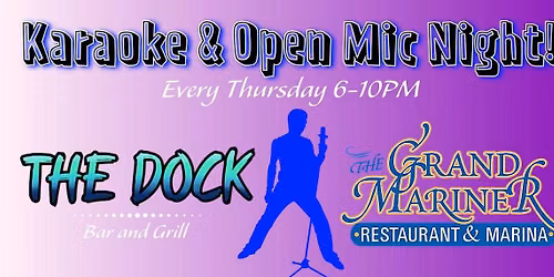Rhonda Huete hosting karaoke at The Dock Bar & Grill