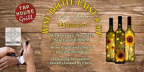 Wine Bottle Paint & Sip \ud83c\udfa8\ud83d\udd8c\ufe0f\ud83c\udf7e