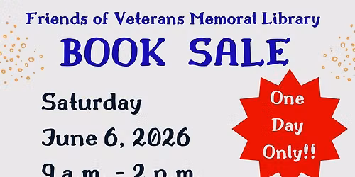 FOVML June Book Sale