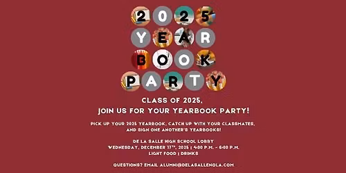 Class of 2025 Yearbook Party