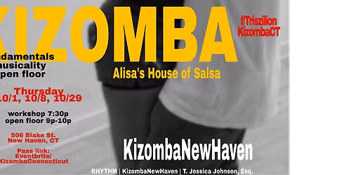 Kizomba New Haven; New Session 10\/08\/26