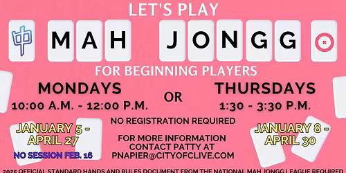 Let's Play Mah Jongg!