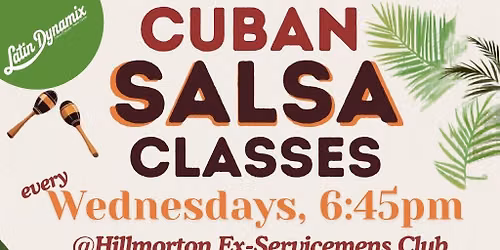 Cuban Salsa Classes - Rugby