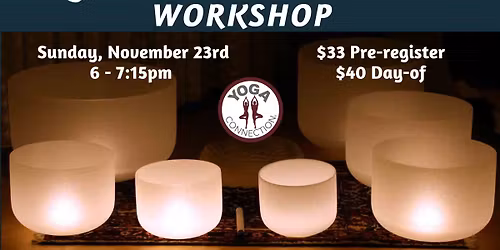 YOGA NIDRA & SOUND BATH WORKSHOP\t