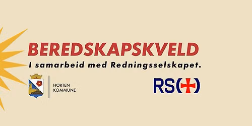 Velkommen til beredskapskveld p\u00e5 RS Noatun