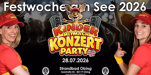 Donikkl Crew Kinder-Mitmach-Konzert-Party | Festwoche am See 2026