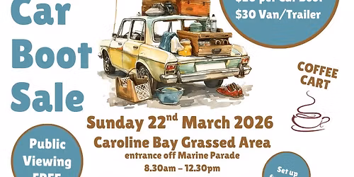 Caroline Bay Rock and Hop Car Boot Sale