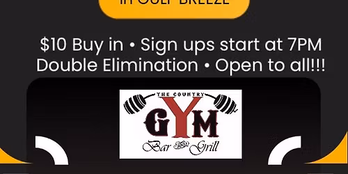 Pool Tournament at The Country Gym in Gulf Breeze