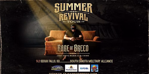Rare of Breed LIVE in Sioux Falls, SD at South Dakota Military Alliance