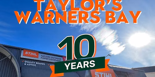 Taylor's Warners Bay is turning 10!