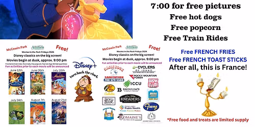 Movies in the Park- Beauty and the Beast