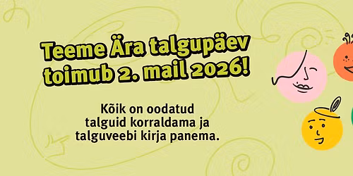 Teeme \u00c4ra talgup\u00e4ev 2026