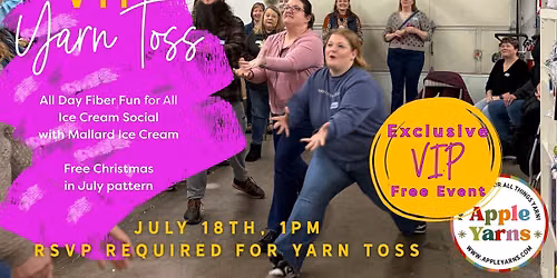 Christmas in July - The Great Yarn Toss
