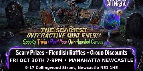 Halloween Paint Sip Manahatta Newcastle