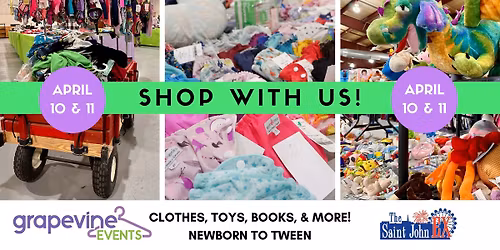 Grapevine Events' Spring\/Summer Baby & Kids' Gear Pop Up Consignment Sale!