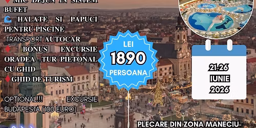 REFACERE SI RELAXARE LA BAILE FELIX -HOTEL PREZIDENT