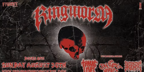 Ringworm LIVE at Frankies Sunday August 30th wsg\/ Threat Level, Concrete Teeth, & Extinction Agenda