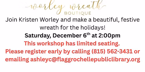 Adult Wreath Workshop