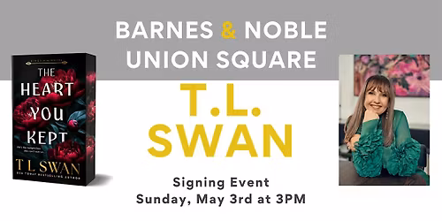 T.L. Swan signs THE HEART YOU KEPT at B&N Union Square
