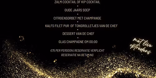 oudejaarsavond 31 decemeber 2025