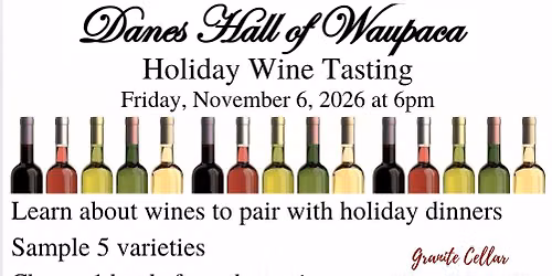 Holiday Wine Tasting