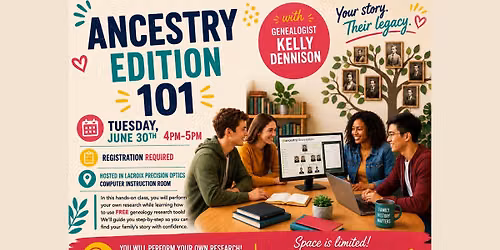 Ancestry Edition 101 : Registration Required