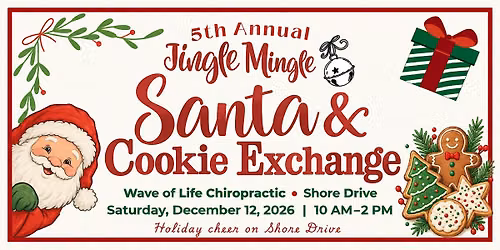 Santa & Cookie Exchange at Wave of Life | Jingle Mingle