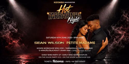Hot Tarraxinha Night \u2013 EKELIPSE Manchester | Blackout Party & Konpa Workshop
