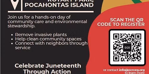 Pocahontas Island Juneteenth Environmental Day