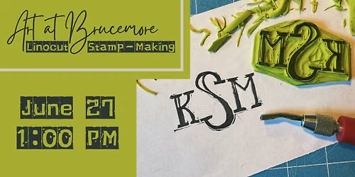 Art at Brucemore: Linocut Stamp-Making