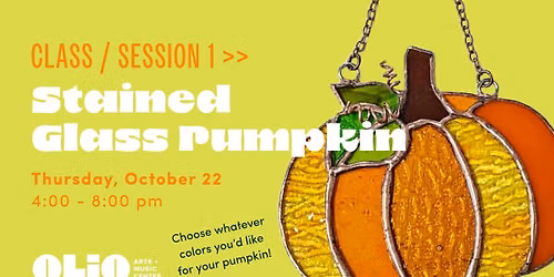 Intermediate Stained Glass Pumpkin with Cindy Orzel - Session 1